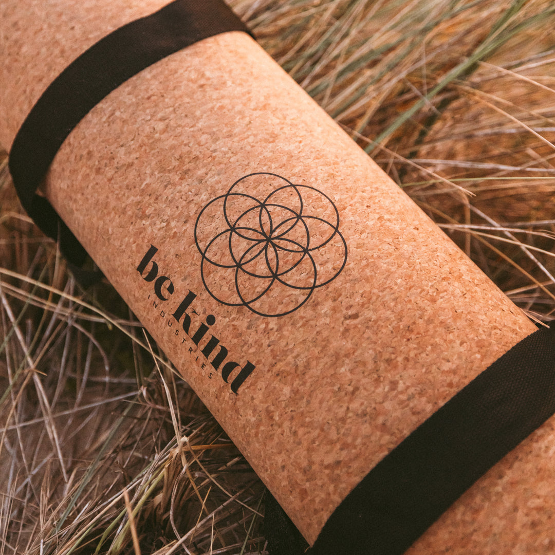 BE KIND X GECKO Cork Yoga Mat